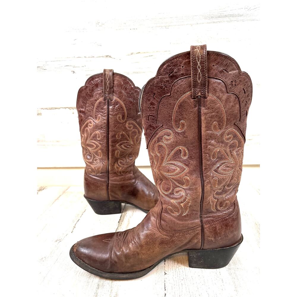Ariat Brown Western Leather Cowboy Boots